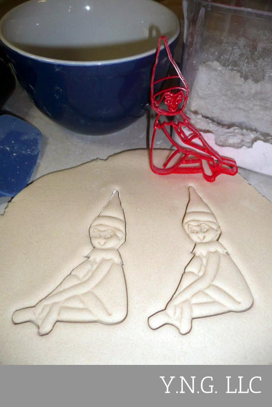 Girl Elf Mischievous Christmas Tradition Cookie Cutter USA PR3275