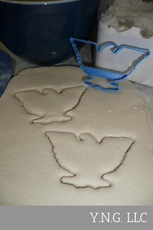 Eagle Outline American Bird Flying Animal Cookie Cutter Made in USA PR2747
