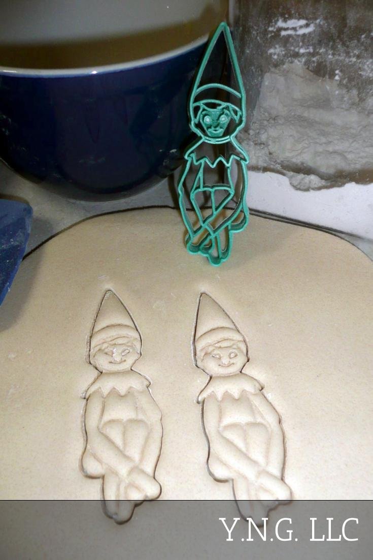 Boy Elf Mischievous Christmas Tradition Cookie Cutter USA PR3276