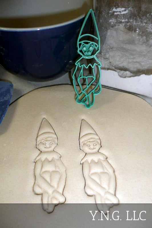 Boy Elf Mischievous Christmas Tradition Cookie Cutter USA PR3276