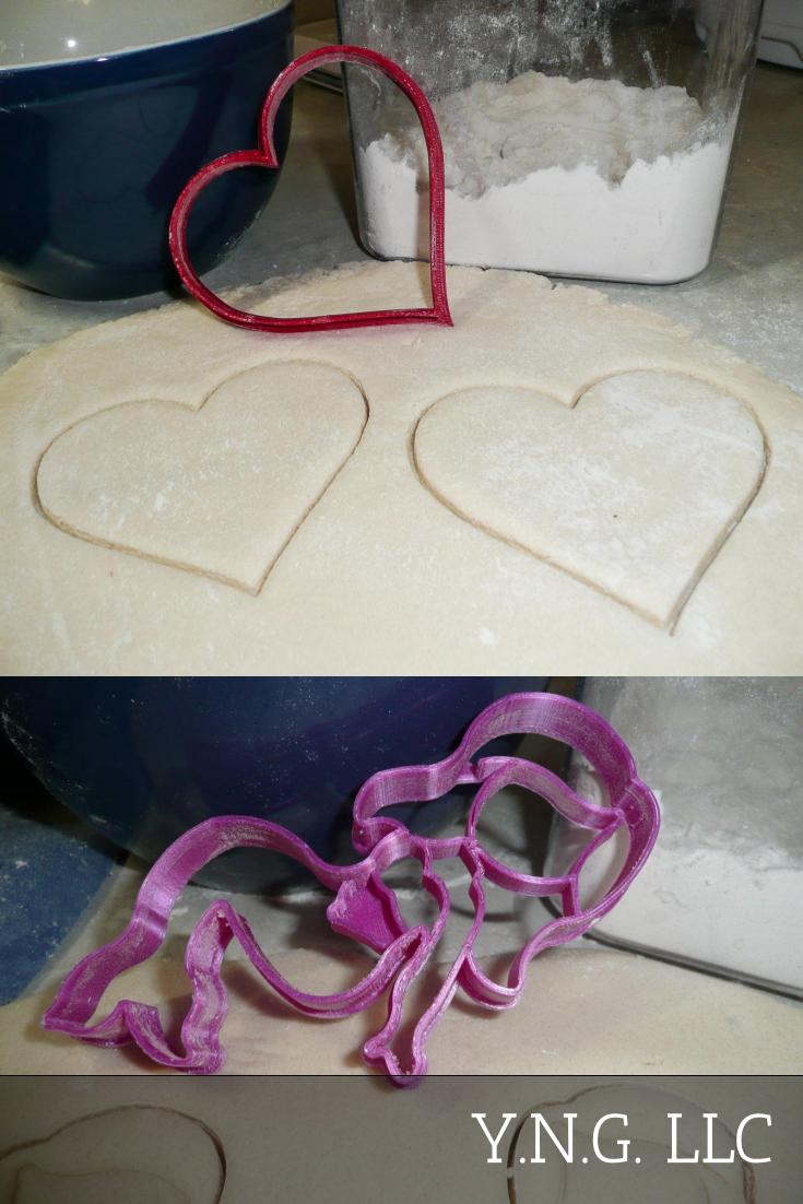 We Were Mermaid To Be Together Valentine Set Of 2 Cookie Cutters USA PR1309