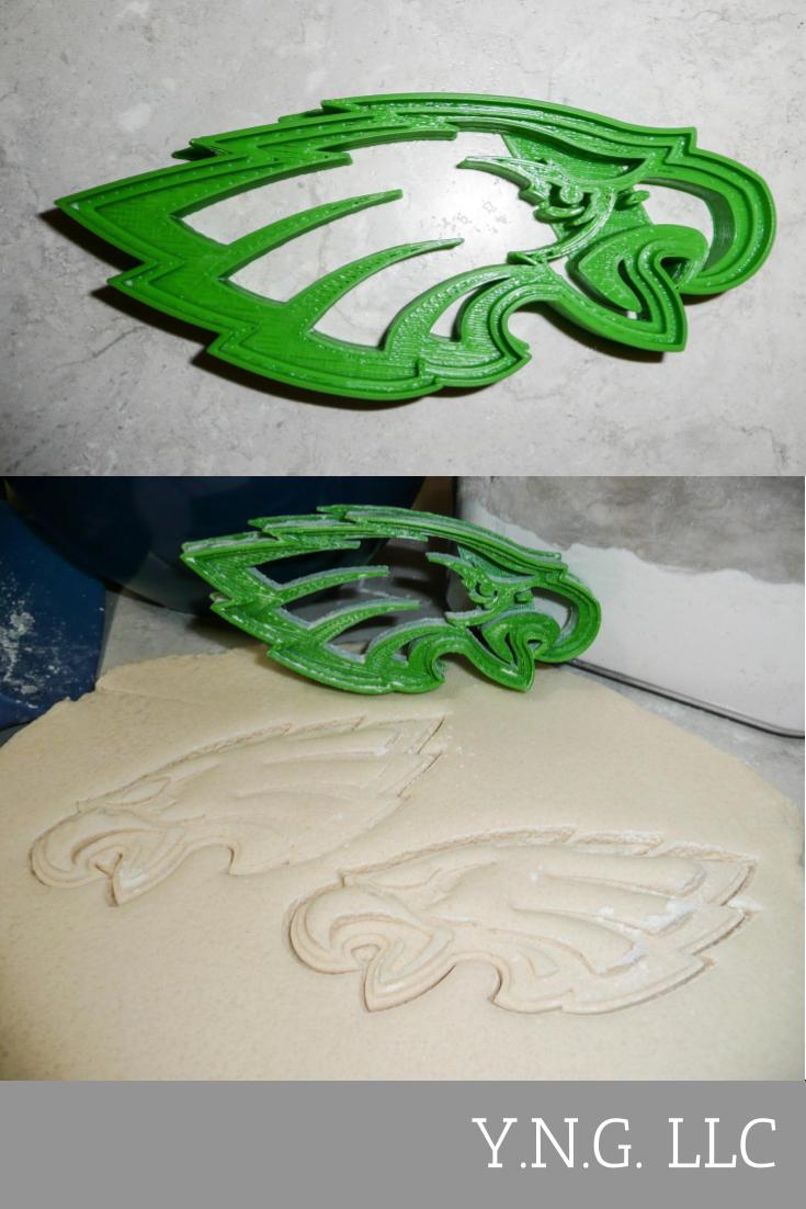 Philadelphia Eagles NFL Football Logo Set Of 4 Cookie Cutters USA PR1134