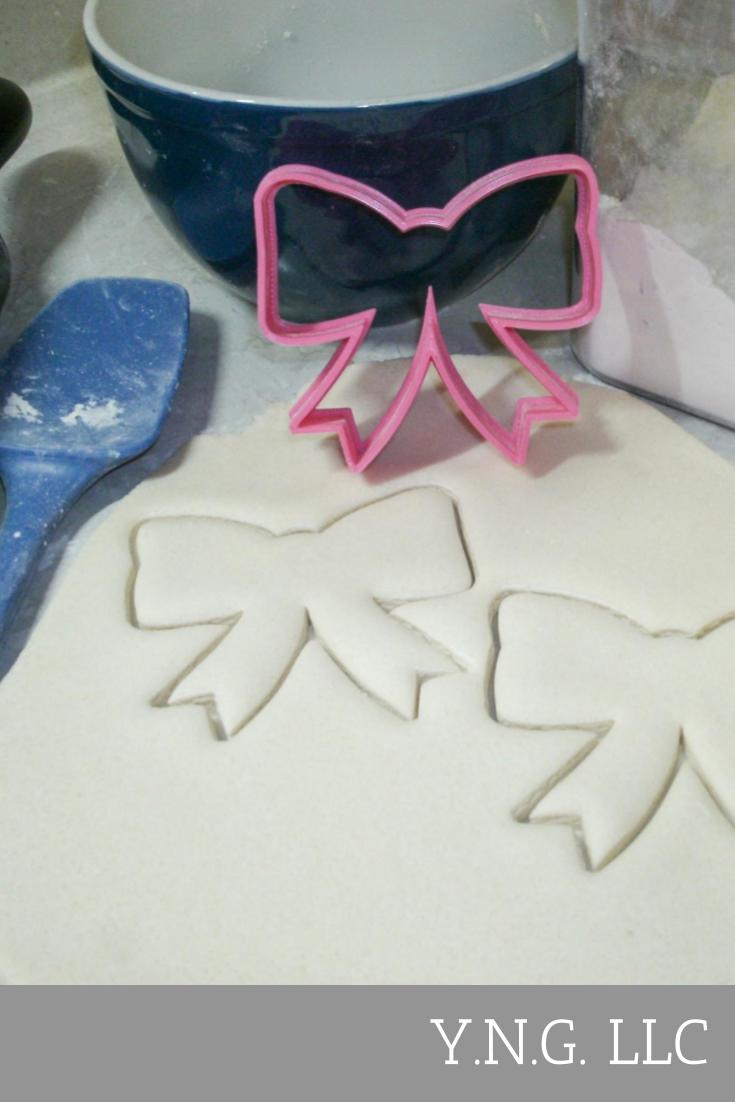 Bullets Or Bows Gender Reveal Baby Shower Set Of 3 Cookie Cutters USA PR1301