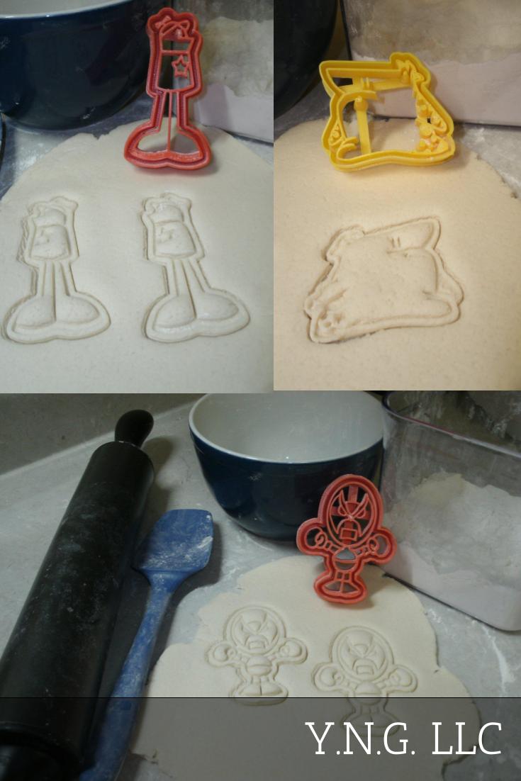 Homestar Runner Web Cartoon Set Of 3 Cookie Cutters Made In USA PR650