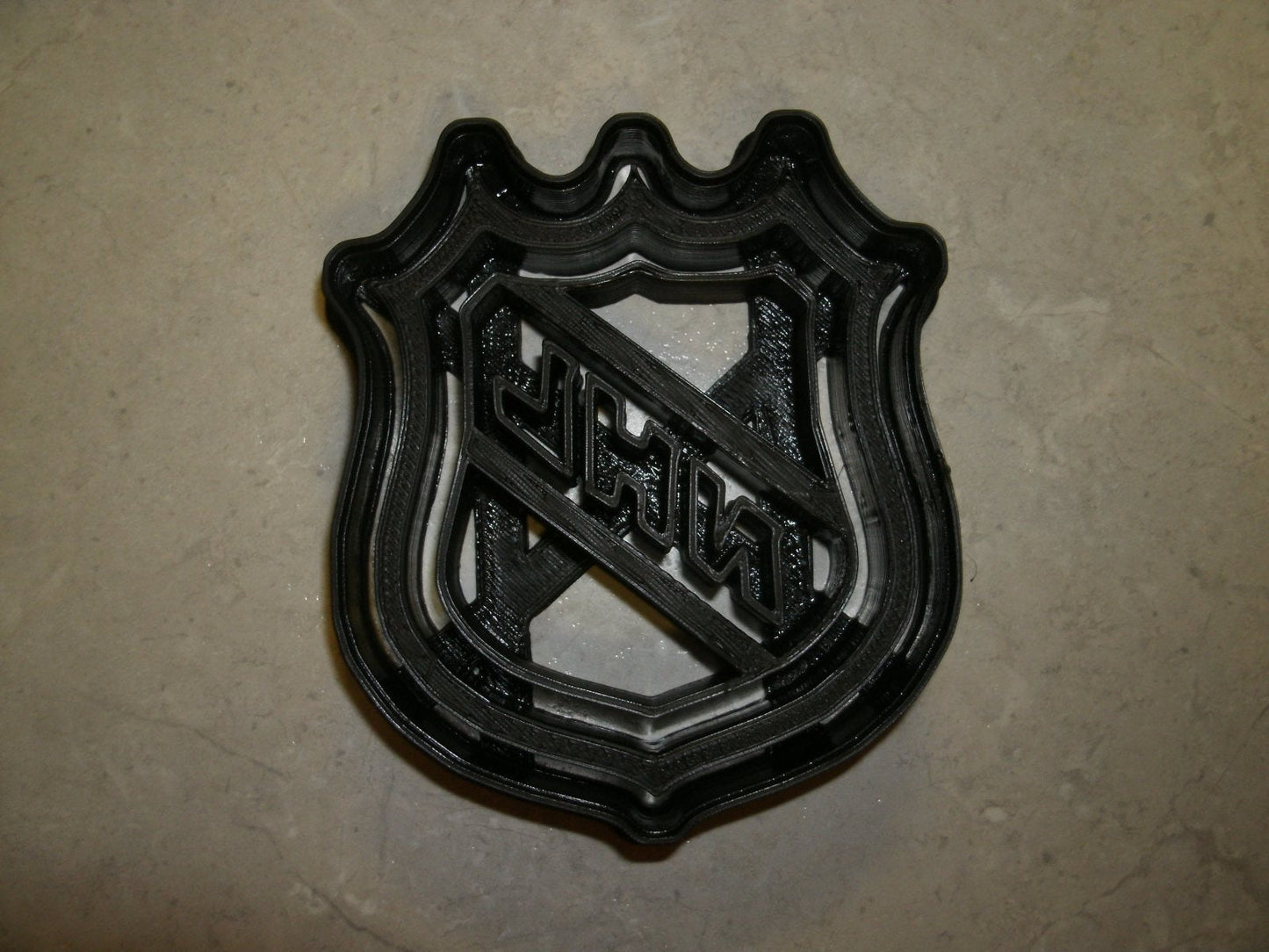 6x NHL Hockey Fondant Cutter Cupcake Topper Size 1.75" USA FD734