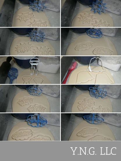 General Superhero Kit Super Hero Set of 10 Cookie Cutters USA PR1495
