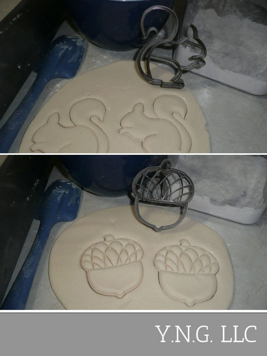 Squirrel and Nut Scrat Ice Age Movie Set of 2 Cookie Cutter USA PR1490