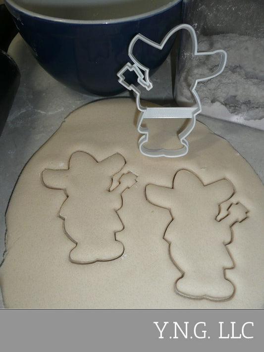 Mariachi Guy Guitar Dia De Muertos Mexico Cookie Cutter USA PR3184