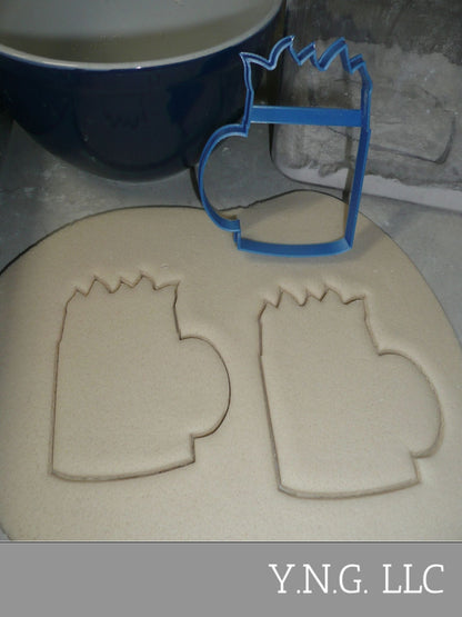 Birthday Mug Outline Cup Celebration Candles Cookie Cutter USA PR3365