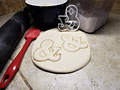 And Ampersand Symbol & Mark Latin Sign Cookie Cutter 3D Printed USA PR2266