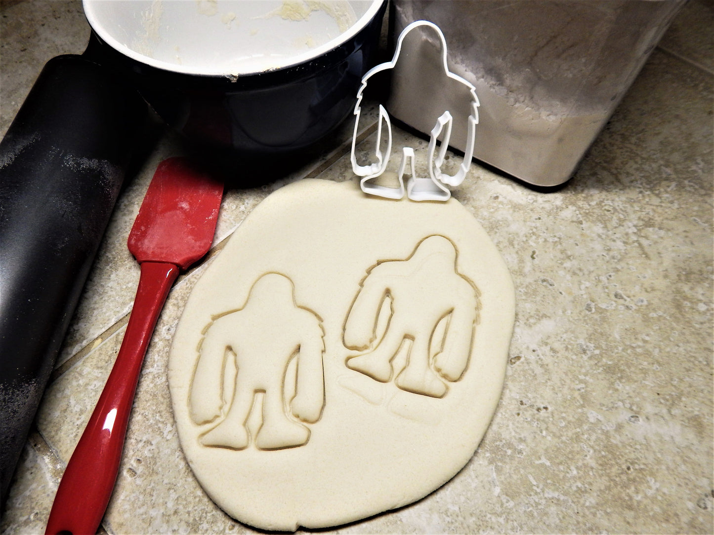 Yeti Sasquatch Bigfoot Abominable Snowman Cookie Cutter Made In USA PR2321