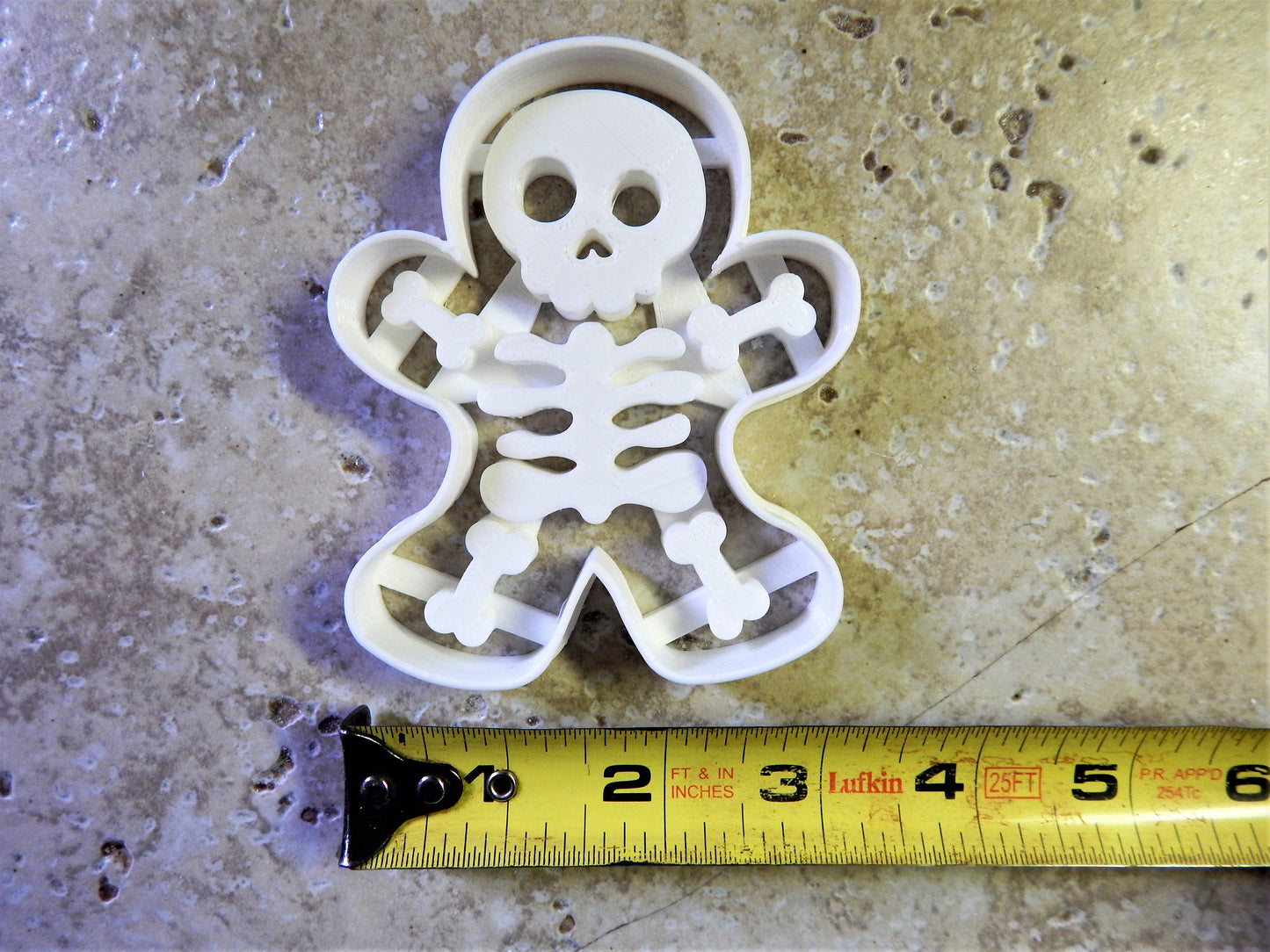 Gingerbread Skeleton Man Body Bone Bones Halloween Party Cookie Cutter USA PR113