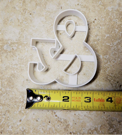 And Ampersand Symbol & Mark Latin Sign Cookie Cutter 3D Printed USA PR2266