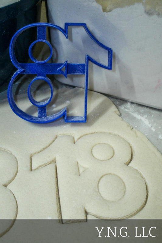 Number 18 Eighteen Birthday Anniversary Sports Cookie Cutter USA PR108-18