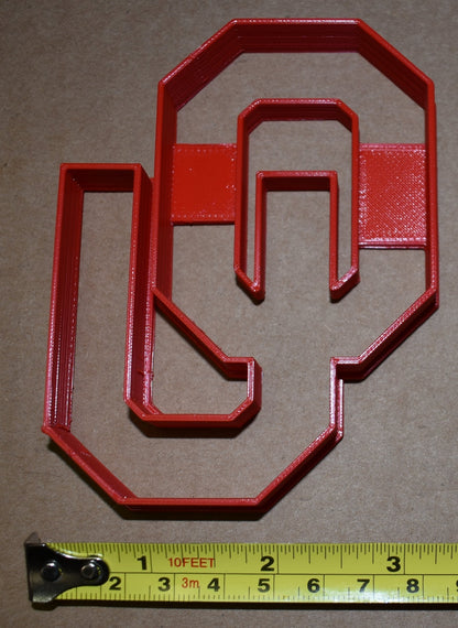 University Of Oklahoma Sooners OU Cookie Cutter 3D Printed Made In USA PR2272