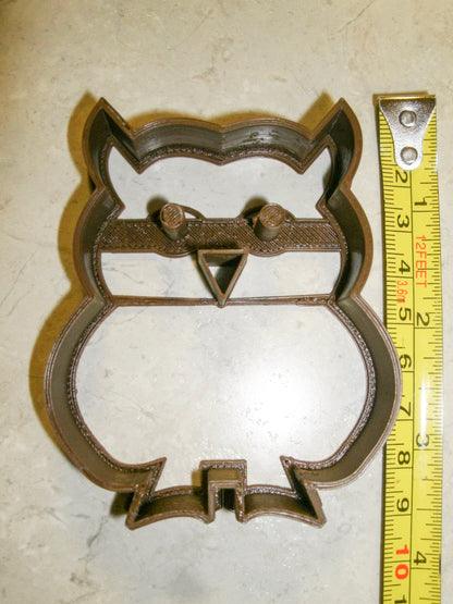 Owl Noctural Night Bird Symbol Wisdom Cookie Cutter Made In USA PR287