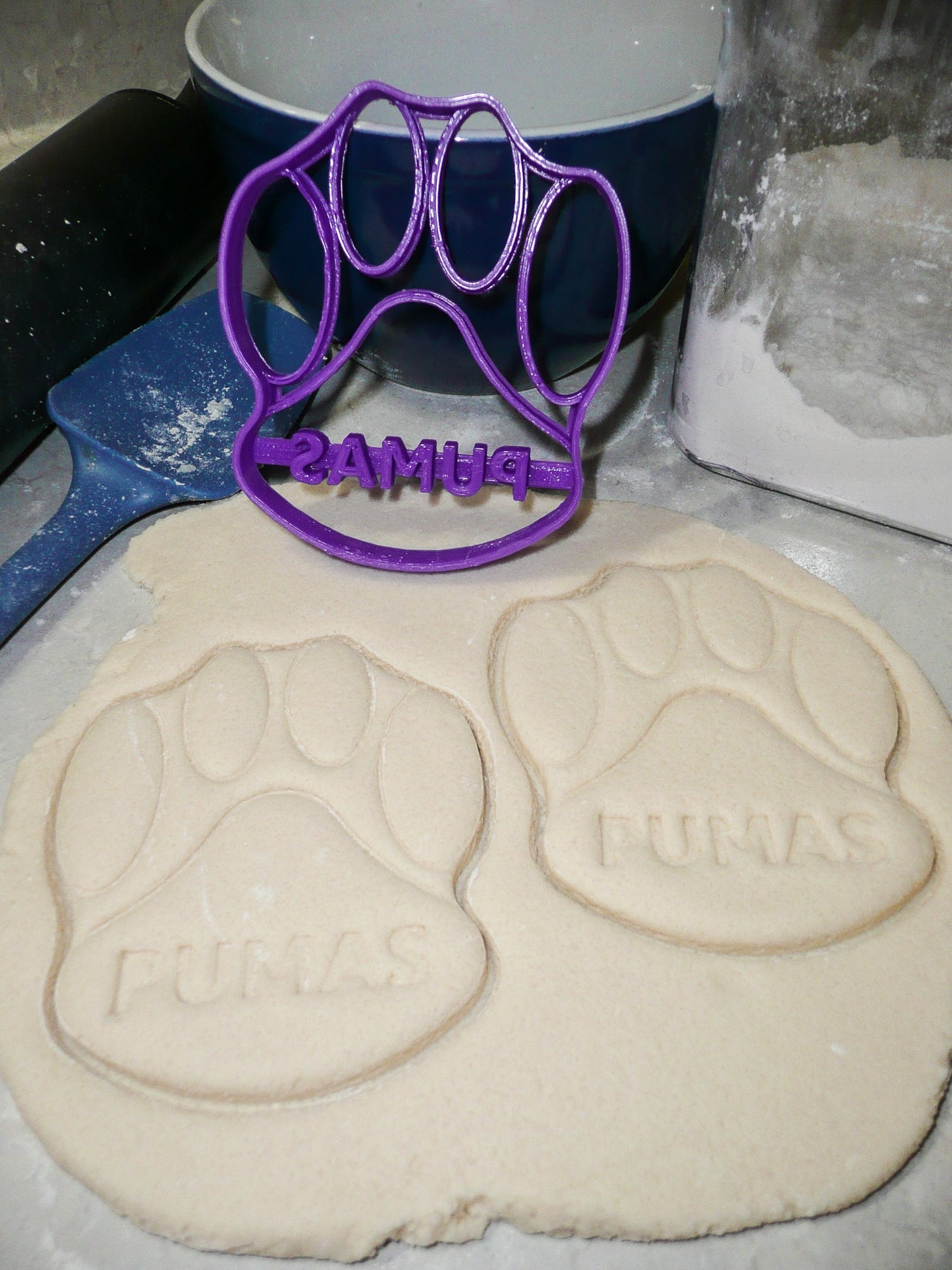 Saint Josephs College SJC Puma Paw Cookie Cutter Made in USA PR313