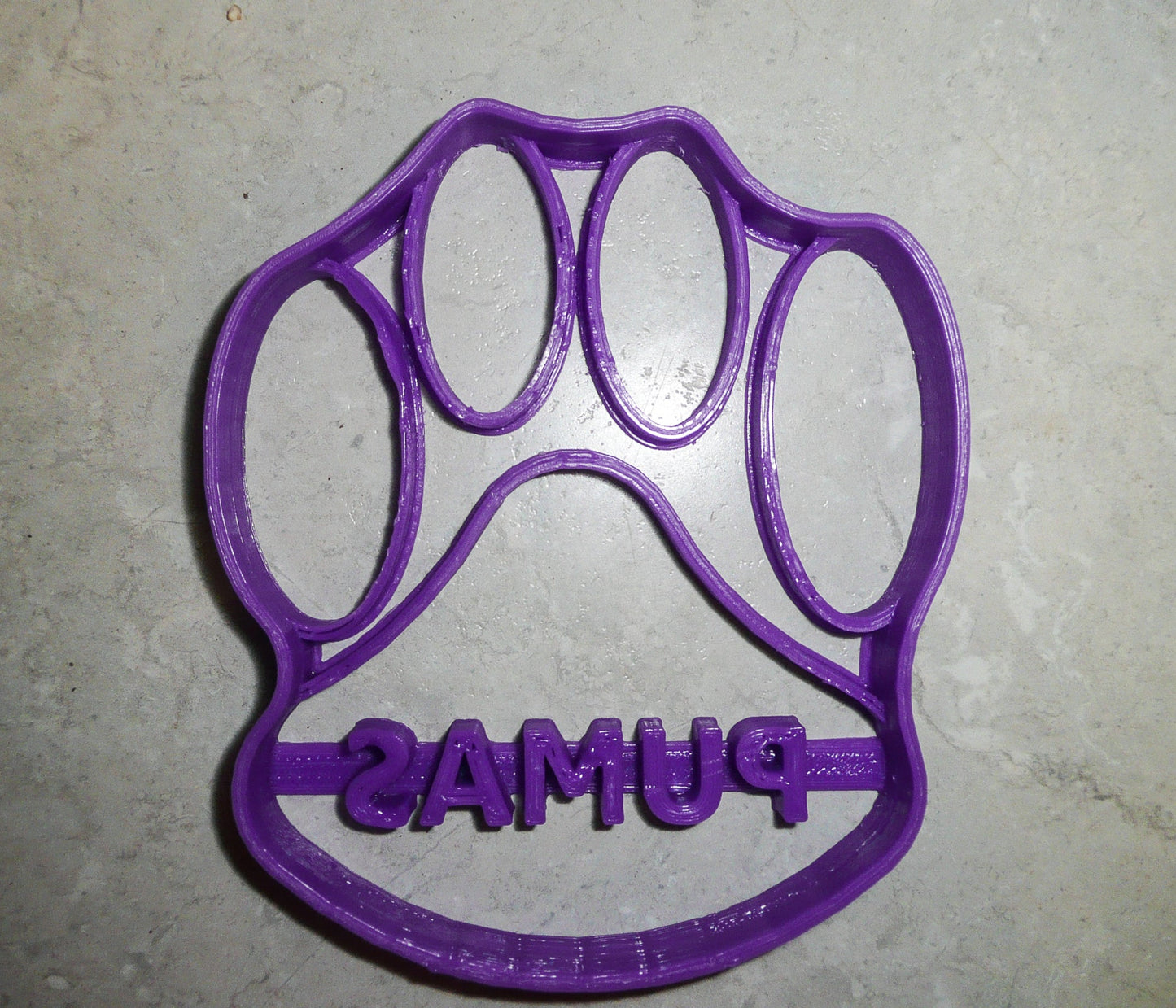 Saint Josephs College SJC Puma Paw Cookie Cutter Made in USA PR313