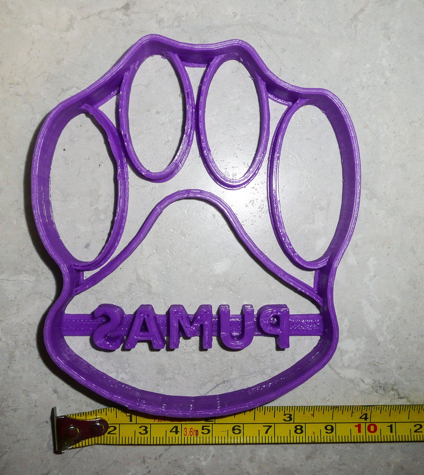 Saint Josephs College SJC Puma Paw Cookie Cutter Made in USA PR313