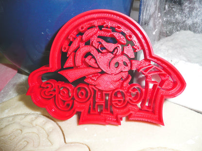 Rockford IceHogs Hockey Team Mascot Cookie Cutter Made in USA PR917