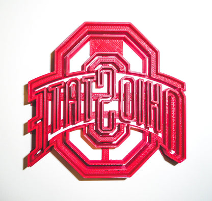 Ohio State Buckeyes Football Logo Cookie Cutter 3D Printed Made In USA PR925