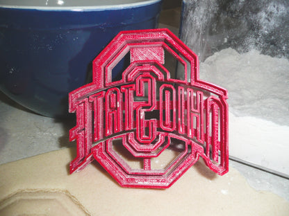 Ohio State Buckeyes Football Logo Cookie Cutter 3D Printed Made In USA PR925