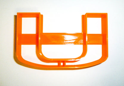 University Of Miami Hurricanes U Letter Football Cookie Cutter Made In USA PR926