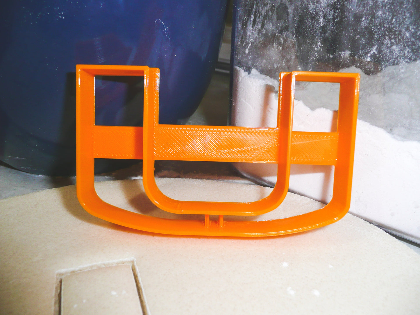 University Of Miami Hurricanes U Letter Football Cookie Cutter Made In USA PR926