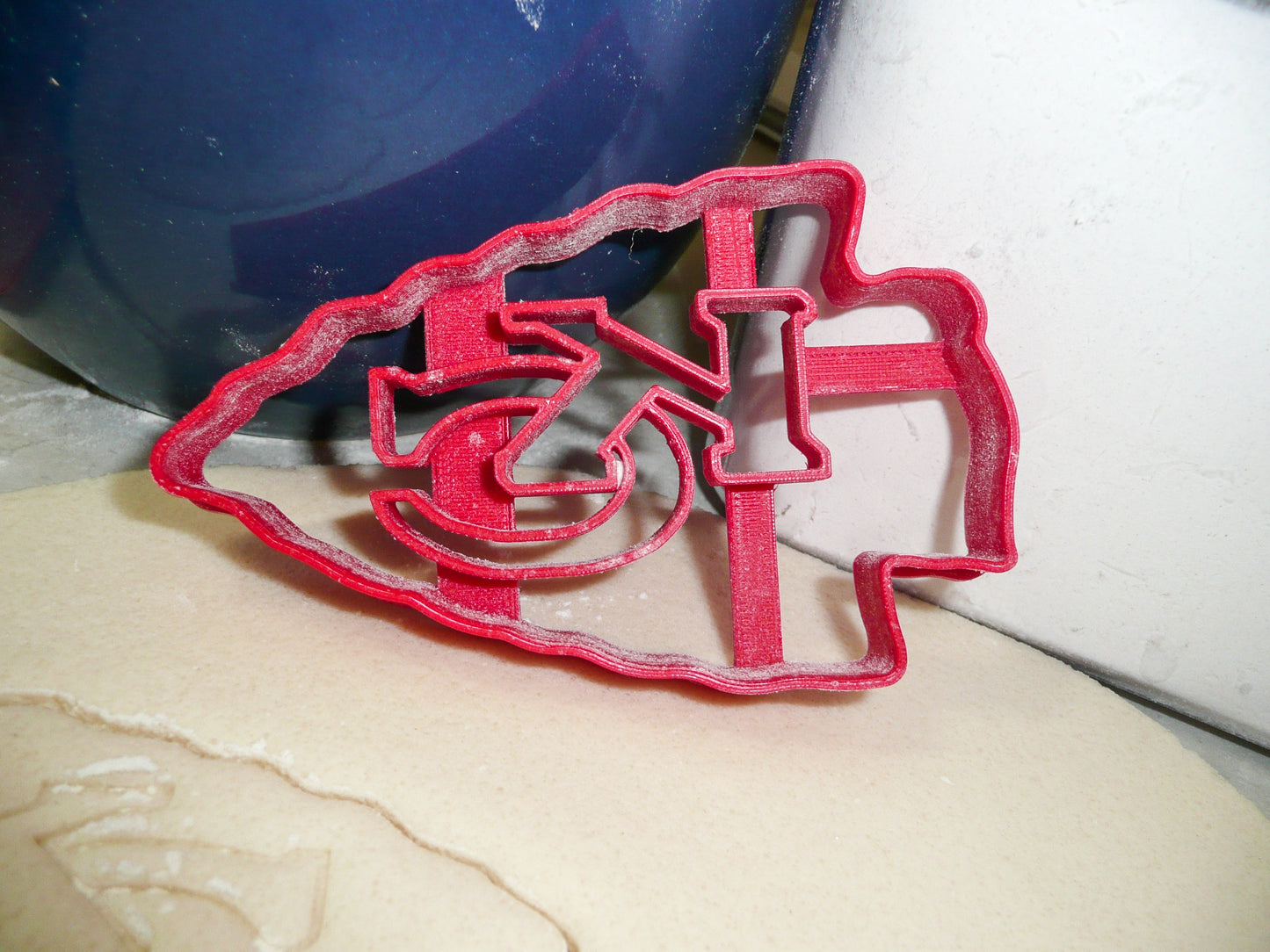 Kansas City Chiefs KC Football Cookie Cutter Made in USA PR975