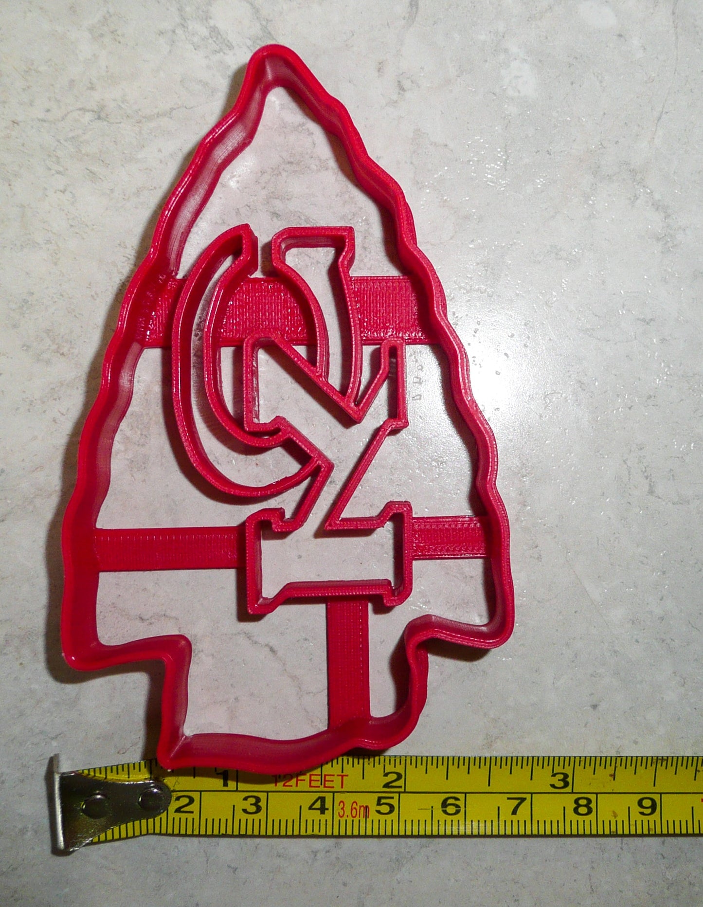 Kansas City Chiefs KC Football Cookie Cutter Made in USA PR975