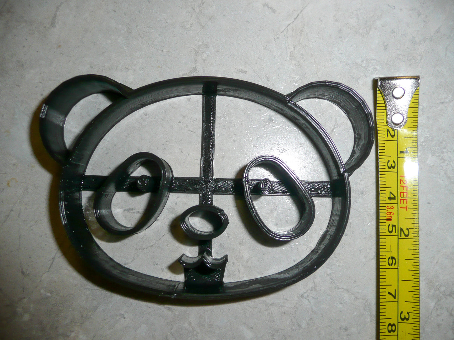 Panda Bear Face Bamboo Eating Animal Cookie Cutter Made In USA PR288