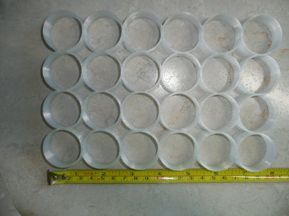 24 Circle Grid 1.25 Inch Each Communion Wafer Cookie Cutter USA PR2895