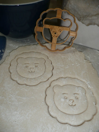 Cutesy Animal Face Zoo Safari Set of 5 Cookie Cutters USA PR1460