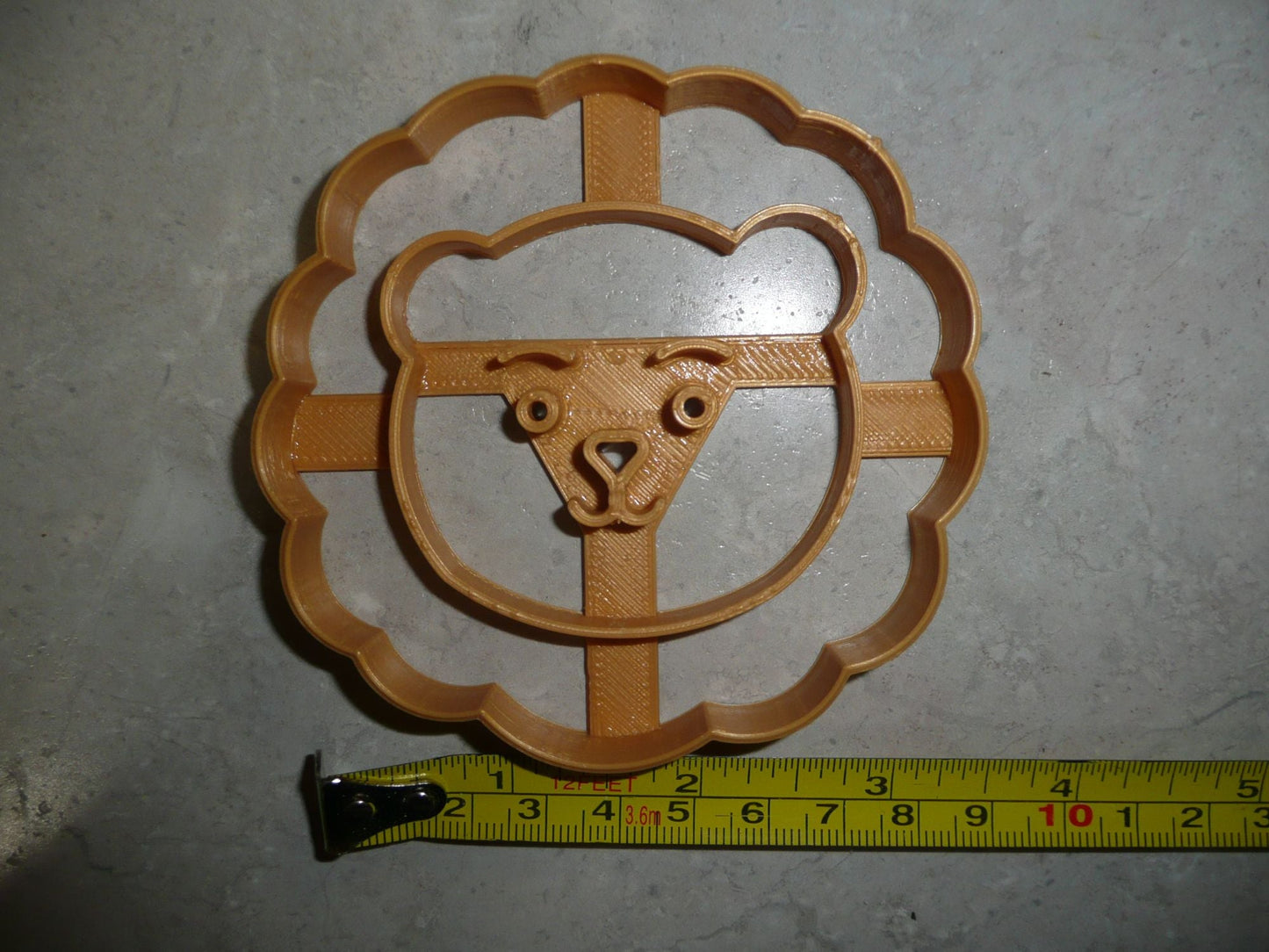 Lion Detailed Face Zoo Animal African Safari Cookie Cutter Made In USA PR2622