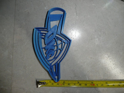 Oklahoma City Thunder Basketball Team Sports Cookie Cutter USA PR2746