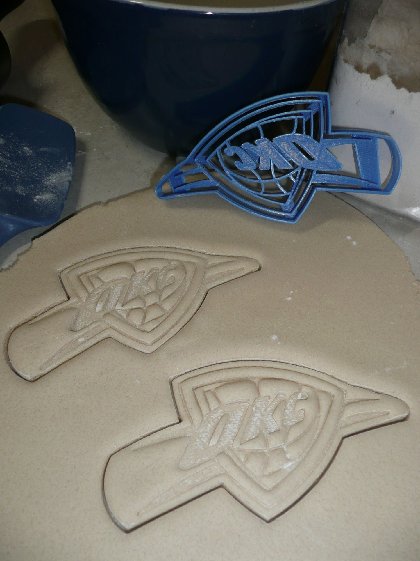 Oklahoma City Thunder Basketball Team Sports Cookie Cutter USA PR2746