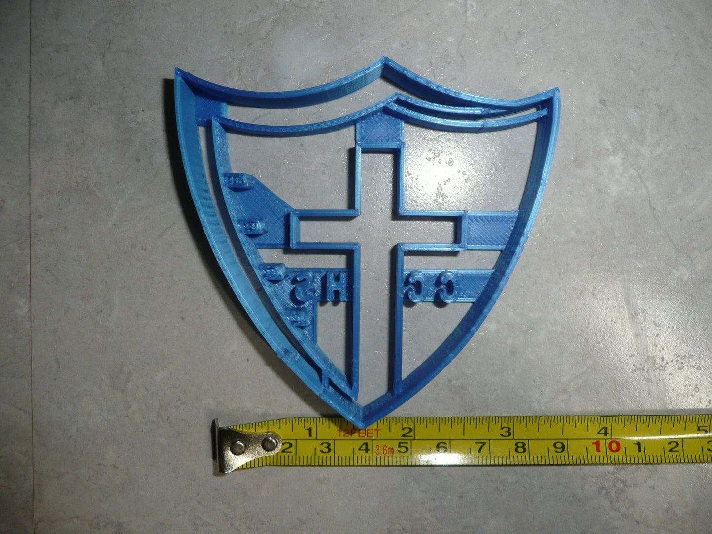 Covenant Christian High School Indiana Shield Cross Cookie Cutter USA PR2721