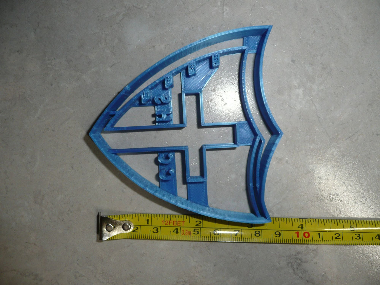 Covenant Christian High School Indiana Shield Cross Cookie Cutter USA PR2721