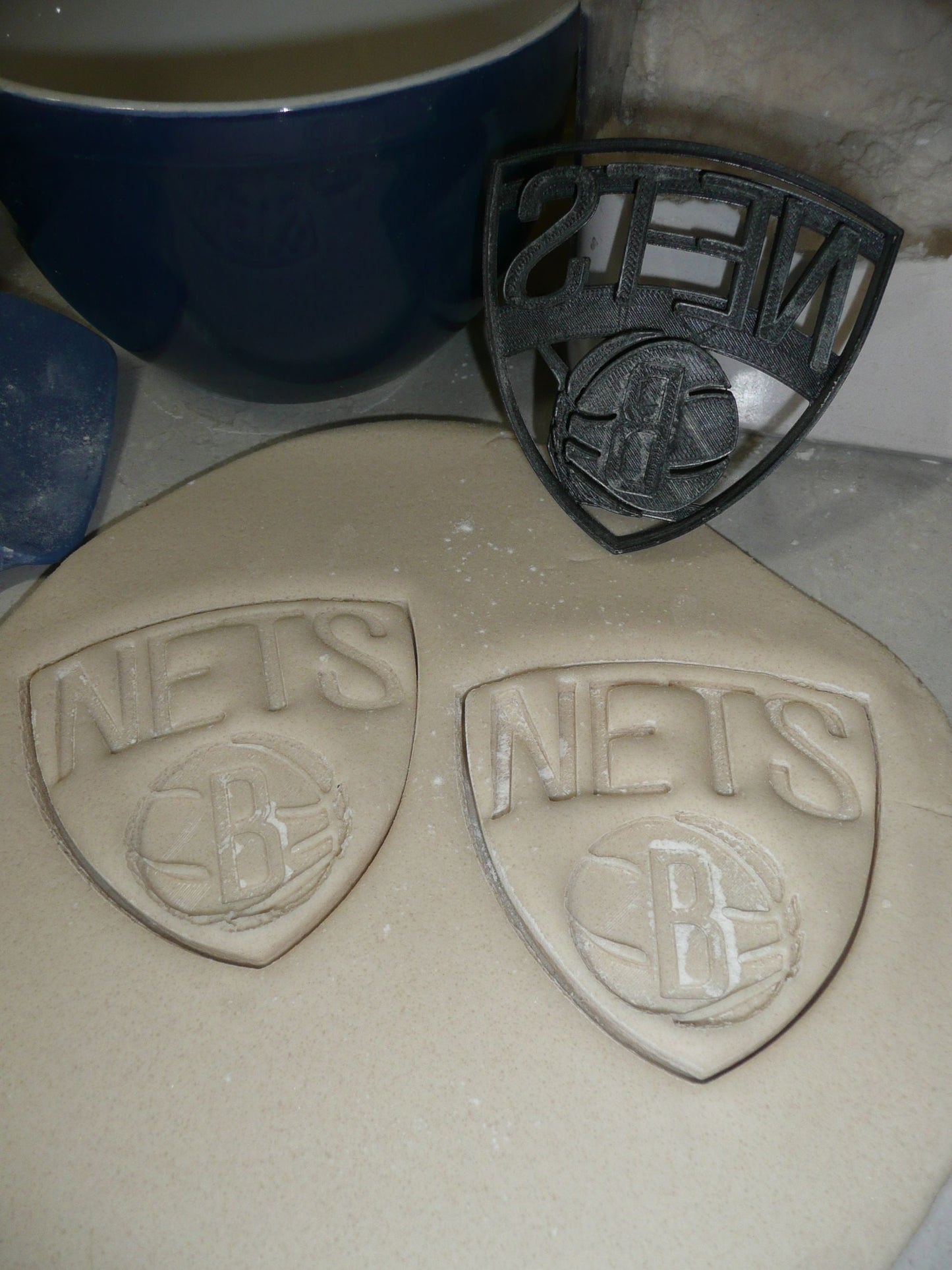 Brooklyn Nets Basketball Team Sports Athletics Cookie Cutter Made in USA PR2753