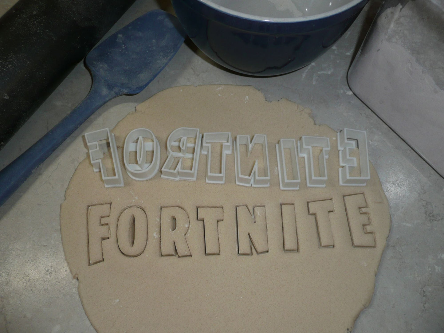 Fortnite Individual Letters 8 piece Video Game Cookie Cutter USA PR2847