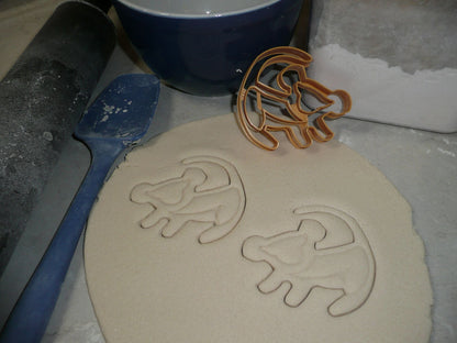 Simba Cub Face And Cave Painting Lion King Set Of 2 Cookie Cutters USA PR1332