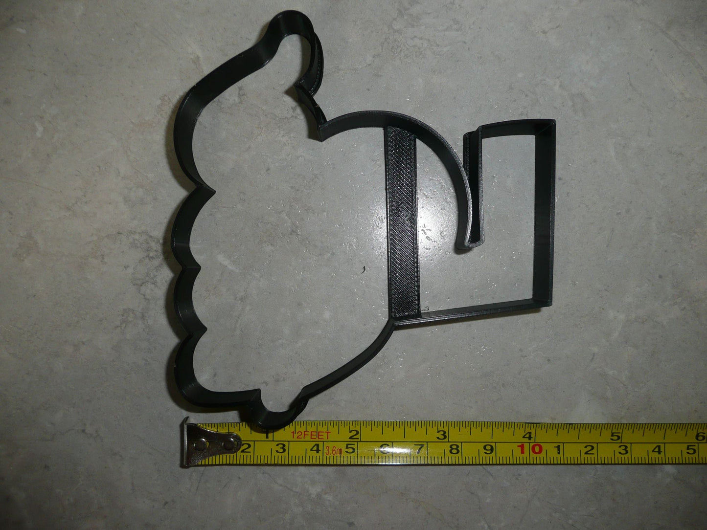 Number Five 5 Outline Fancy Word Birthday Anniversary Cookie Cutter USA PR3005