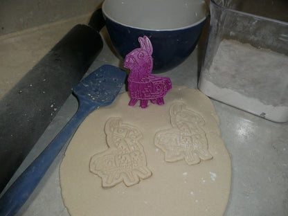 Llama Donkey Fortnite Video Game Cookie Stamp Embosser USA PR2846