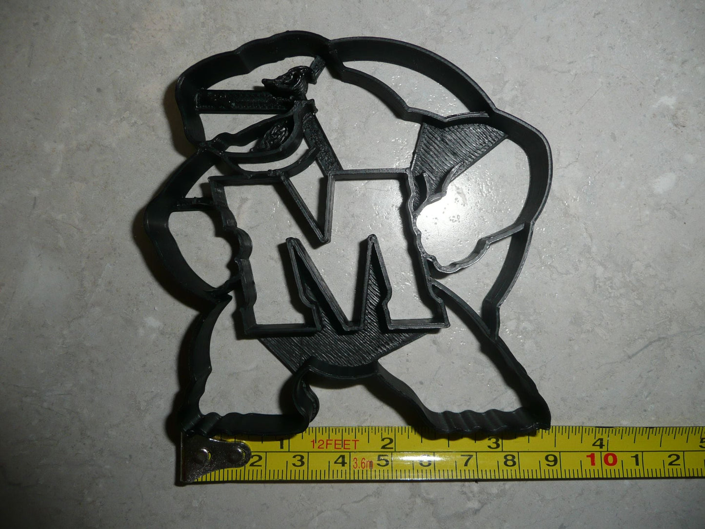 University of Maryland Terps Terrapins Turtle Mascot Cookie Cutter USA PR2937