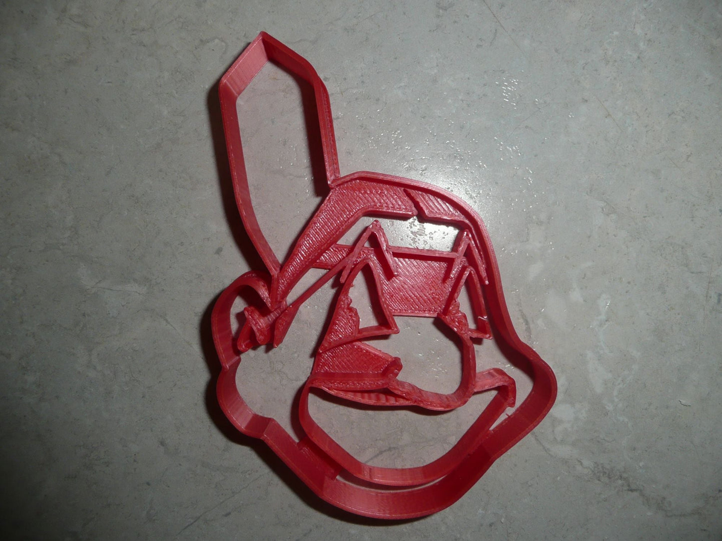 Indian Chief Native American School Mascot Cookie Cutter Made in USA PR2951