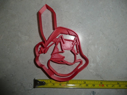 Indian Chief Native American School Mascot Cookie Cutter Made in USA PR2951