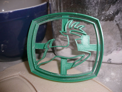 John Deere Logo Farm Tractor Heavy Equipment Cookie Cutter USA PR2990