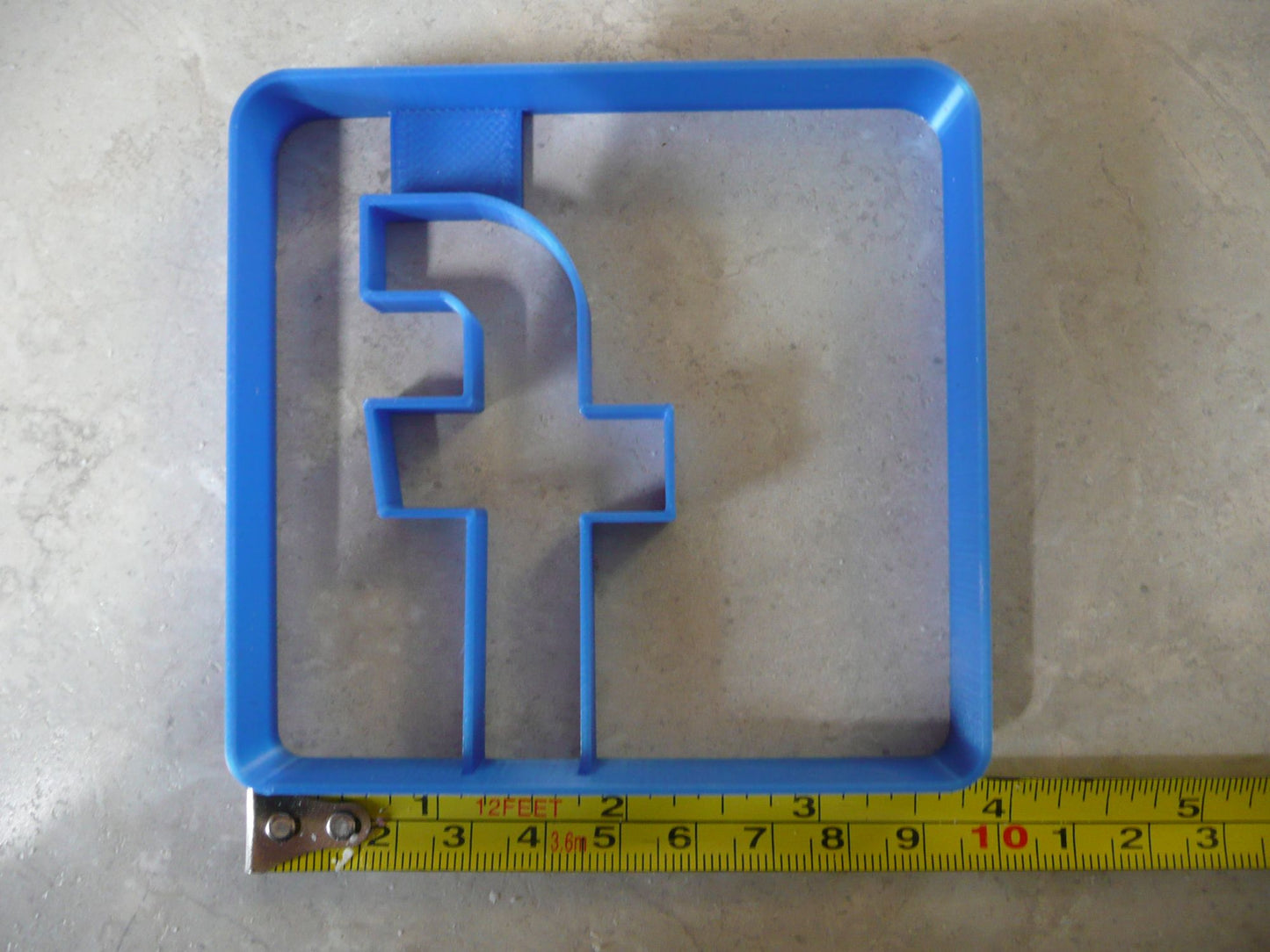 Facebook Themed F Letter Social Media Website Cookie Cutter Made in USA PR2954