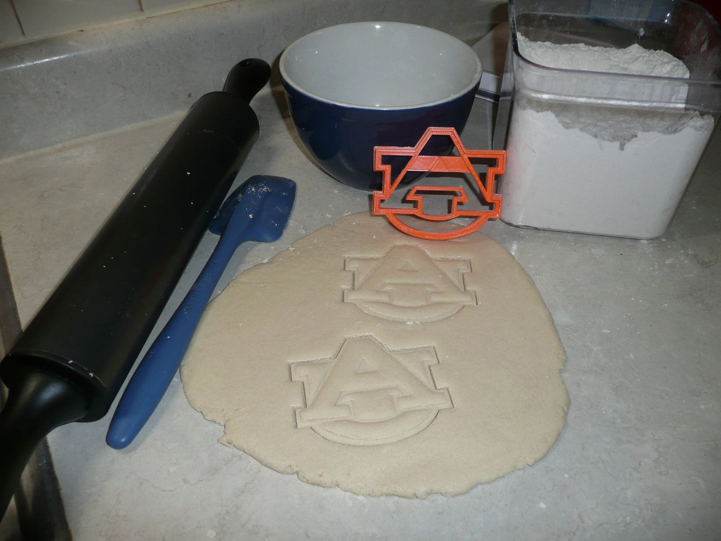 University Of Auburn UA Letters Alabama Tigers Cookie Cutter Made in USA PR704