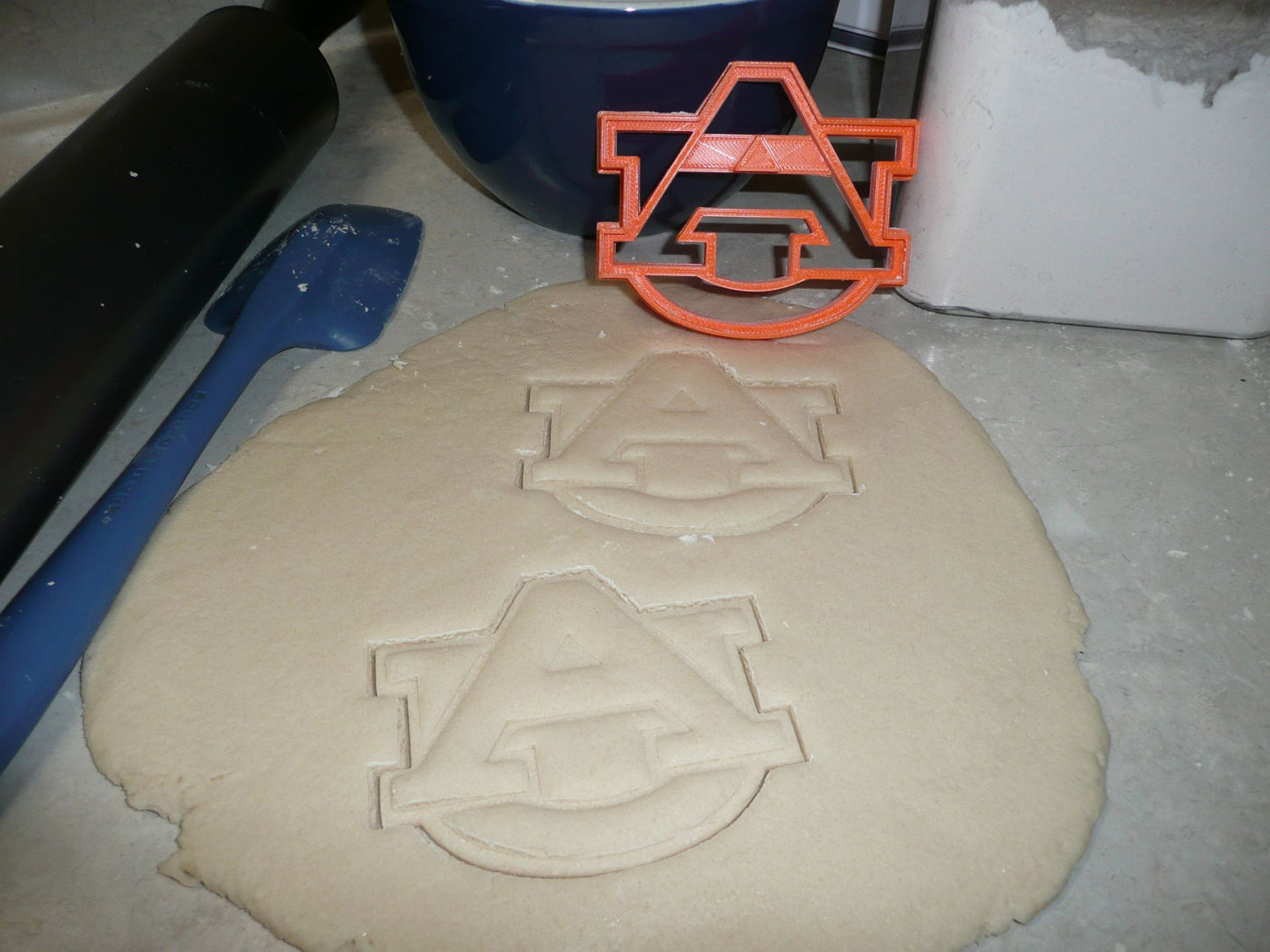 University Of Auburn UA Letters Alabama Tigers Cookie Cutter Made in USA PR704